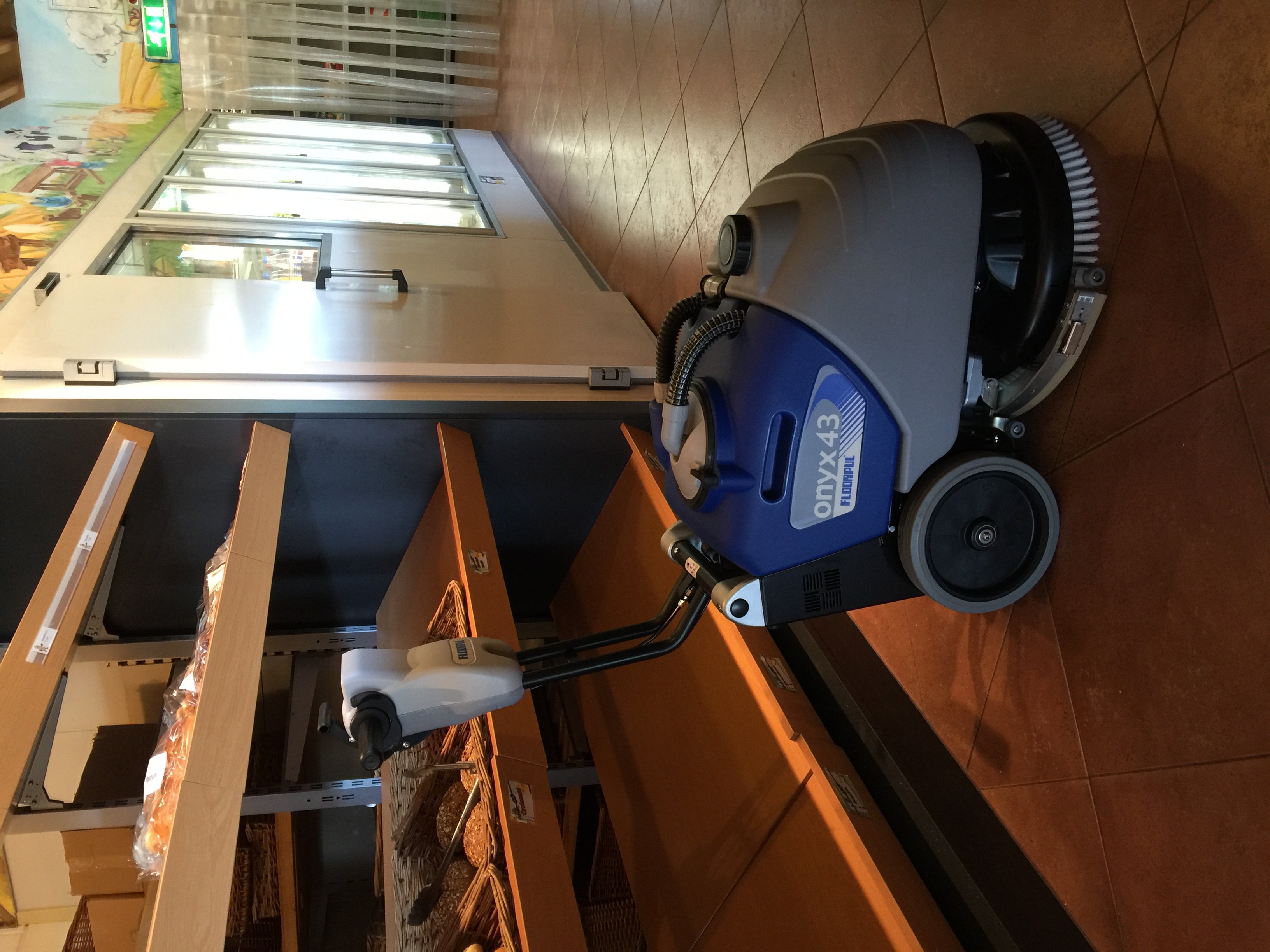 schrobmachine voor de horeca