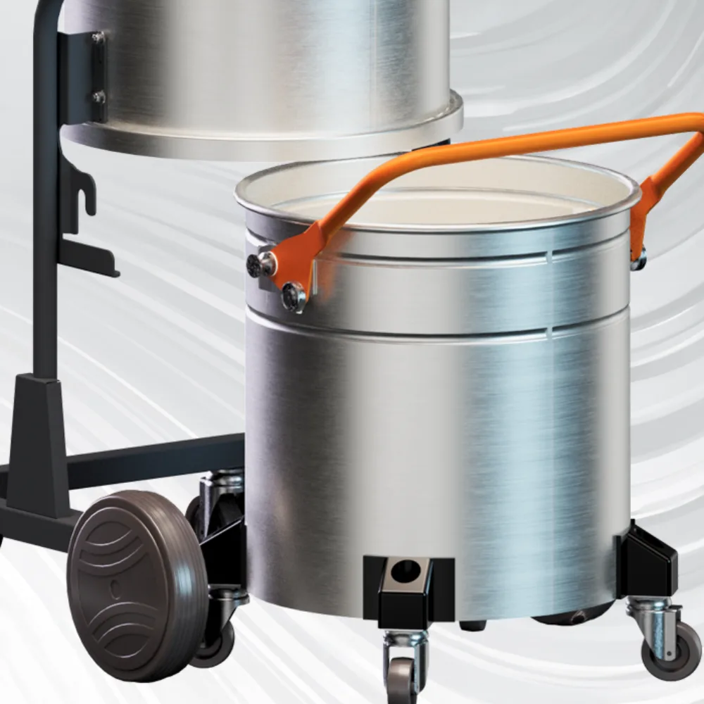 BYP 1-50 BASIC 1/3D 50 liter container voor grote stofvolumes