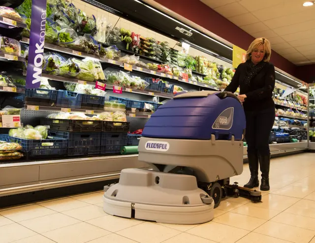 Schrobmachine met hoge borsteldruk