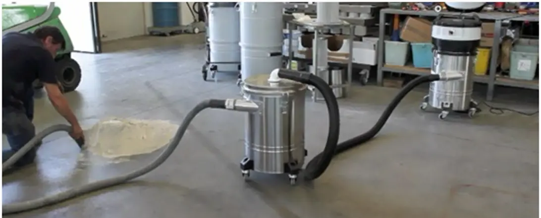 Bouwstofzuiger HD Coynco smart 180 MD met voorafscheider