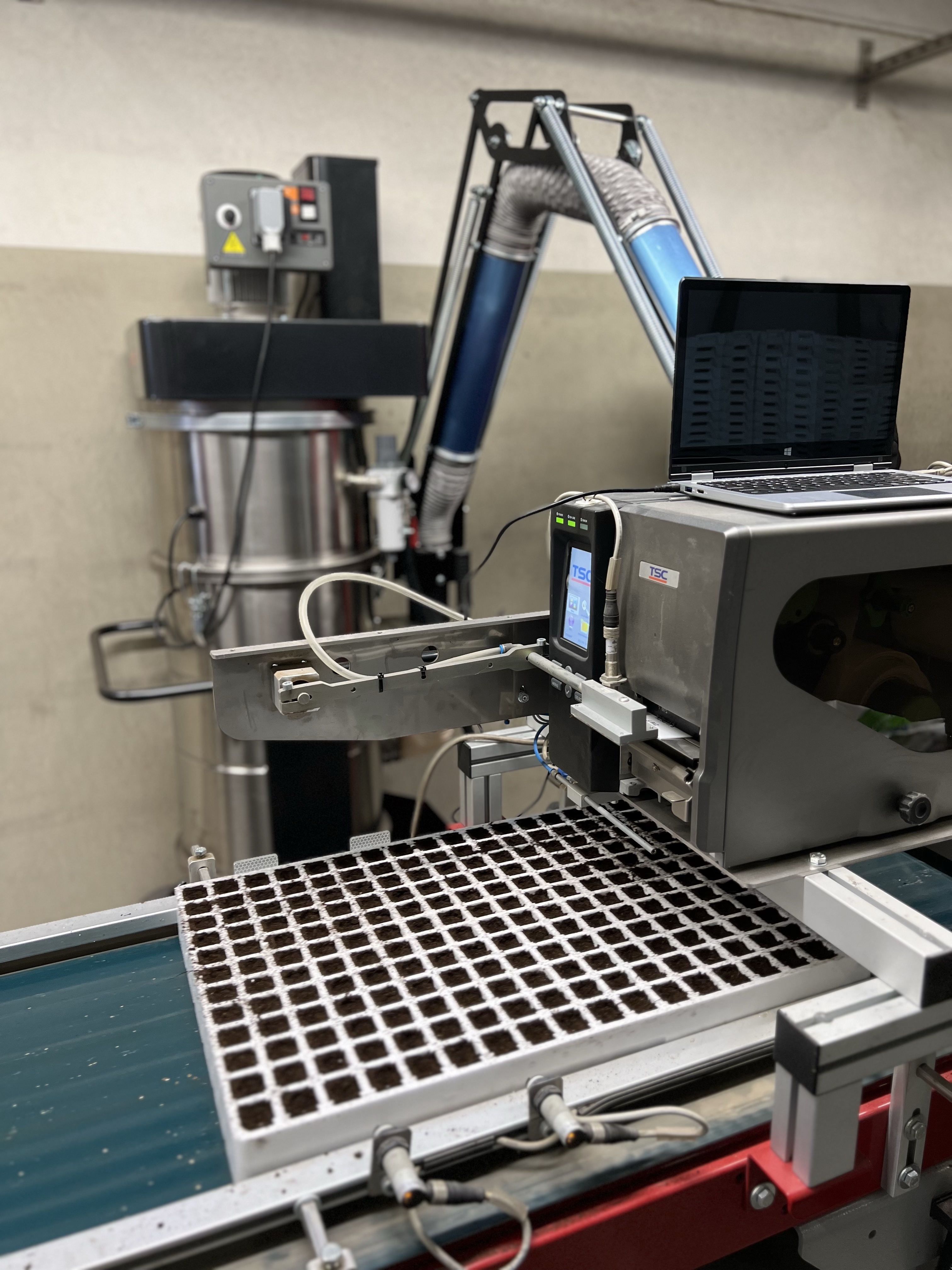 Coynco DTX1500 ICLEAN ATEX zone 2-22 bronafzuiging met laptop en besturing