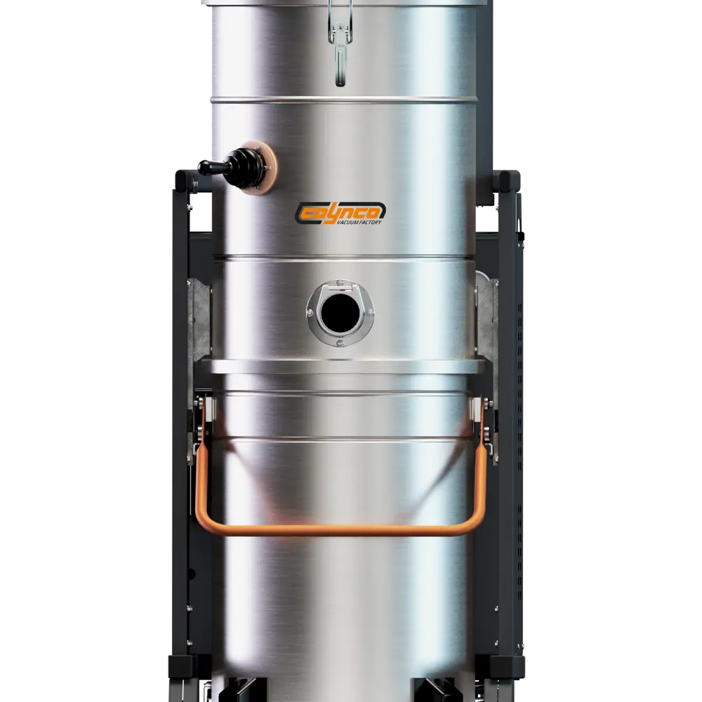 Coynco HDC W 155 Basic ATEX stofzuiger vooraanzicht met bovenafvoer