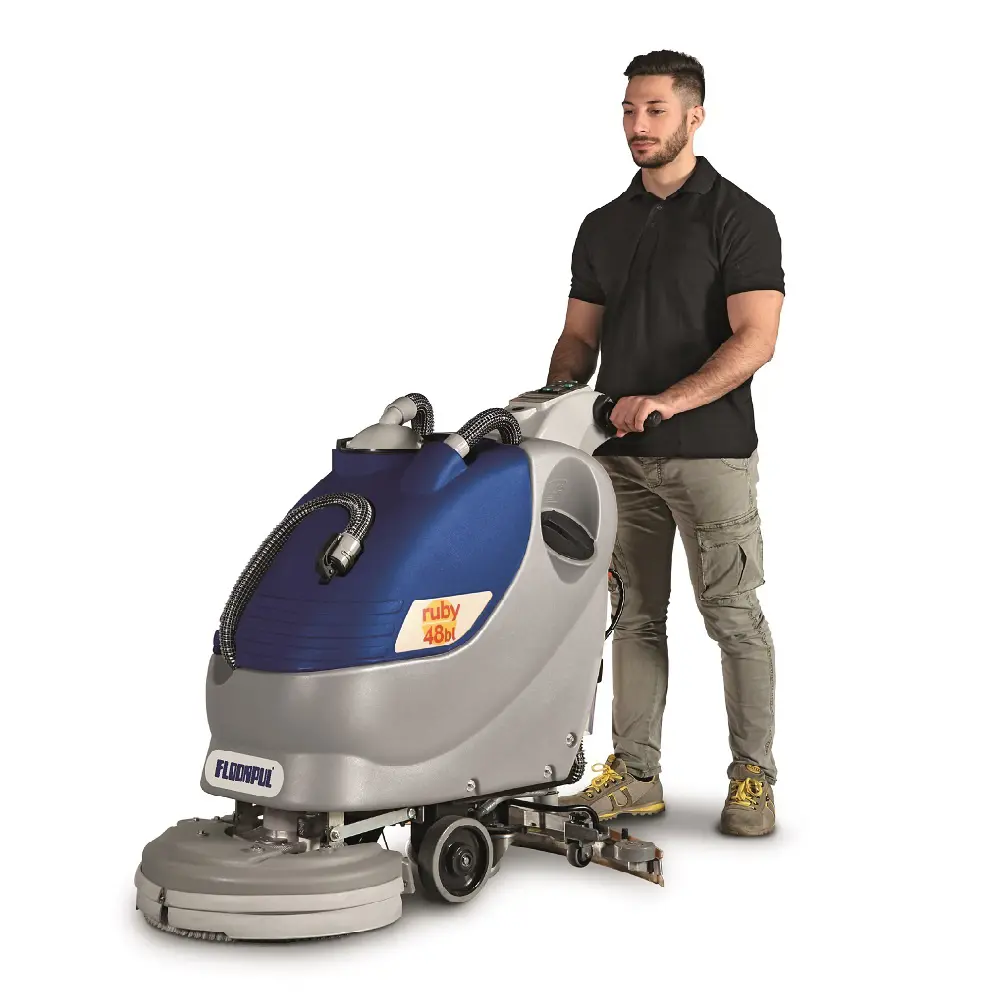 Floorpul Ruby 48BL achterloop-schrobmachine voor professionele vloerreinigning in Nederland