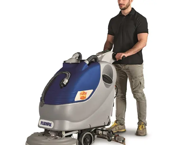 Floorpul Ruby 48BL schrobmachine voor compacte ruimtes en grotere oppervlakten