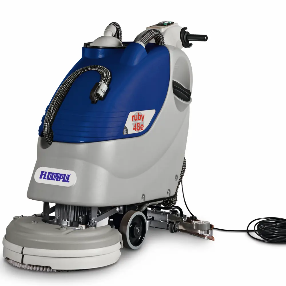Floorpul Ruby 48E achterloop-schrobmachine met netvoeding voor professionele vloerreinigning in Nederland