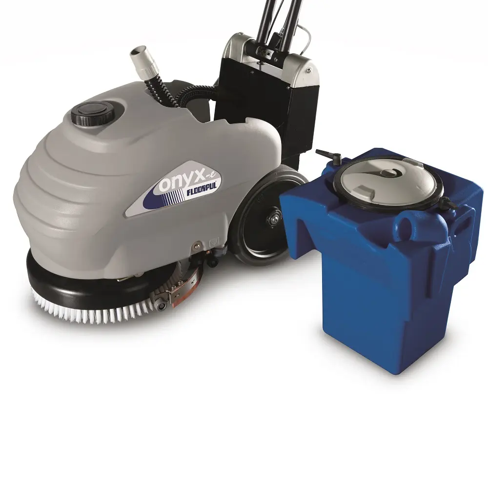 Floorpul Onyx 35E compacte achterloop-schrobmachine met netvoeding voor professionele vloerreinigning in Nederland