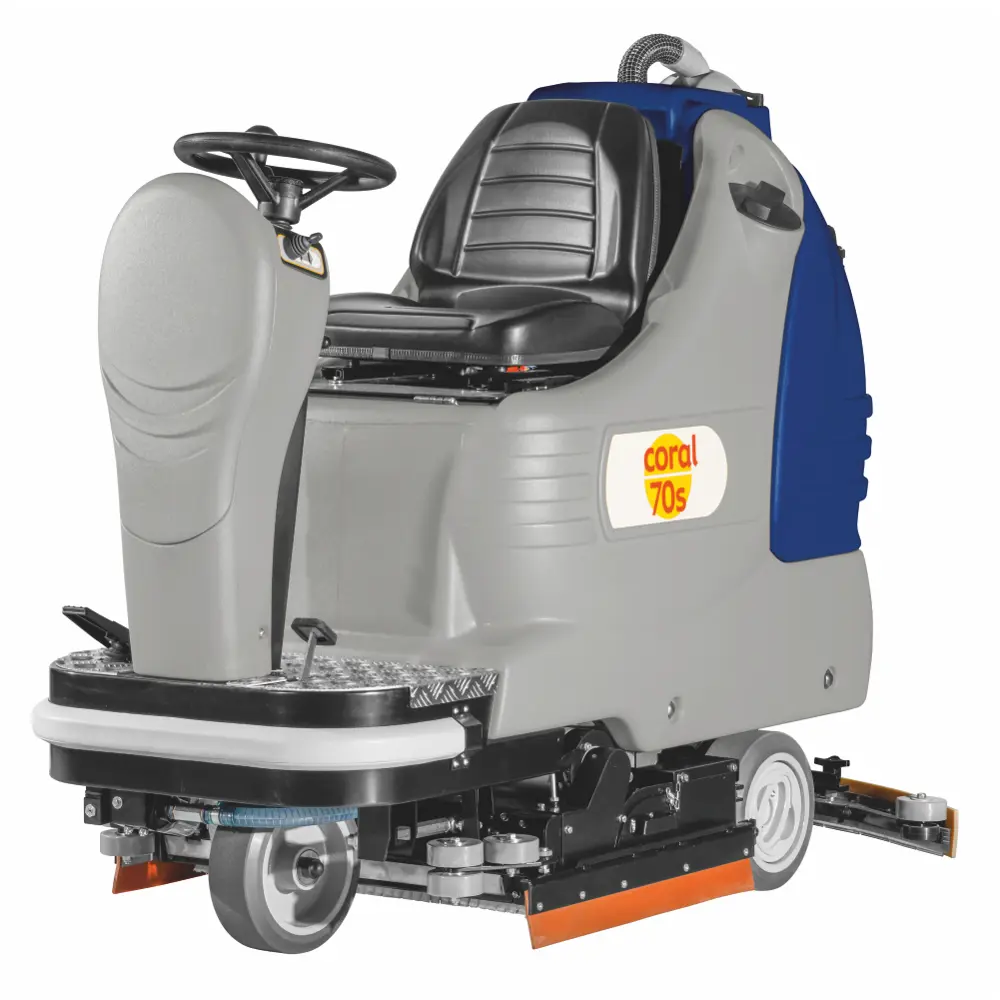 Floorpul Coral 70S zit-schrob-veegmachine voor professionele vloerreinigning in Nederland