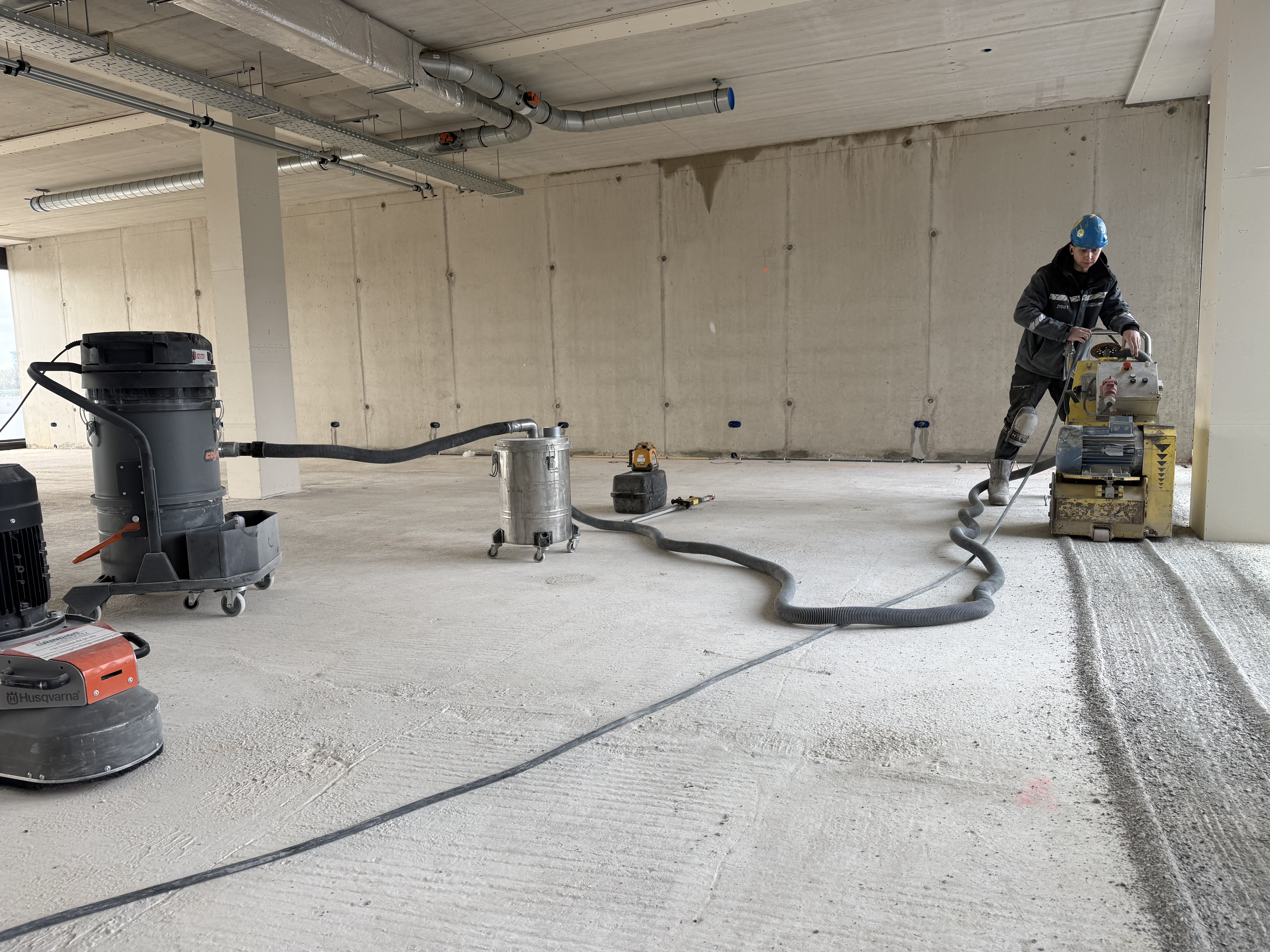 Industriële fijnstof stofzuiger HD Coynco Iclean 350 stof intensief vloer frezen