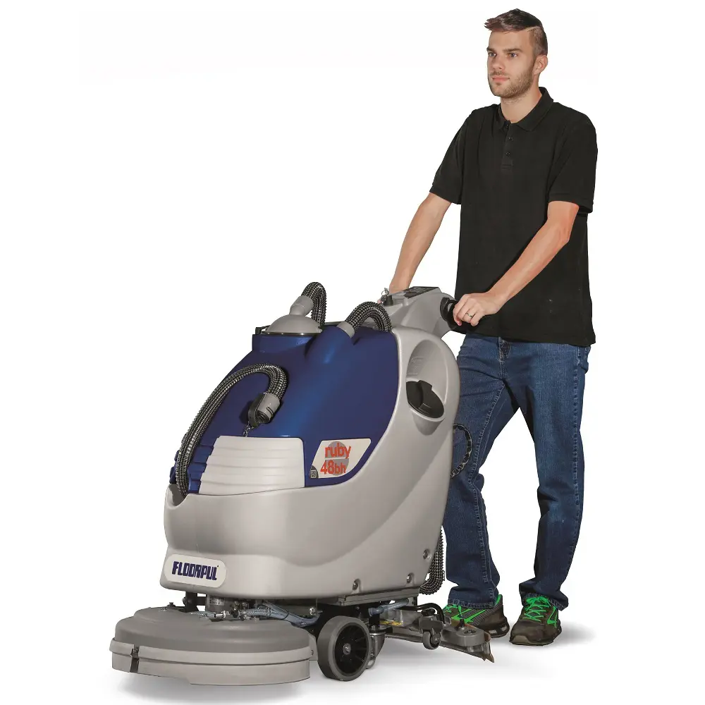 Floorpul Ruby 48BH achterloop-schrobmachine voor professionele vloerreinigning in Nederland