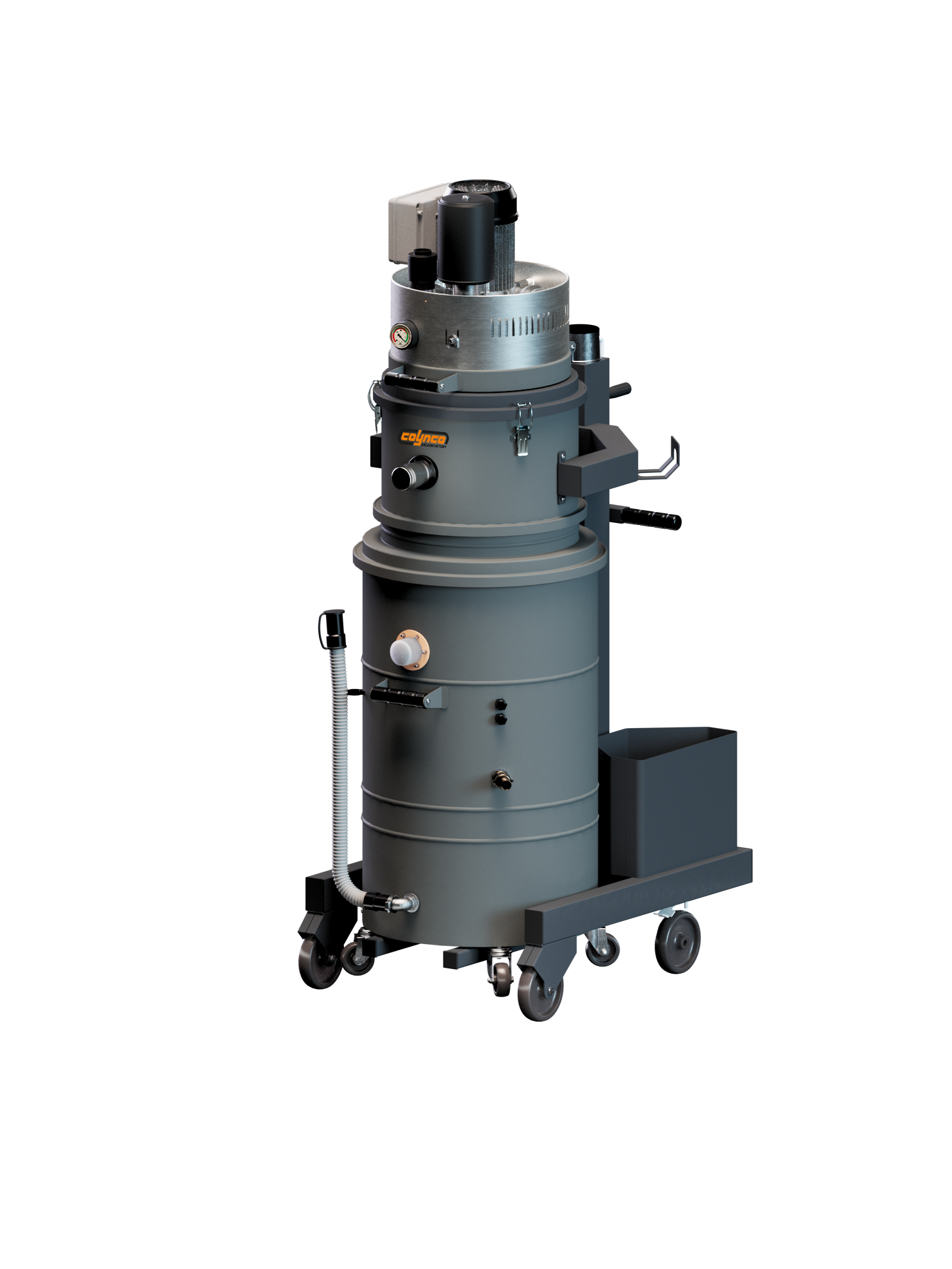 OIL 200 industriële oliezuiger en spanenzuiger close up afdichting