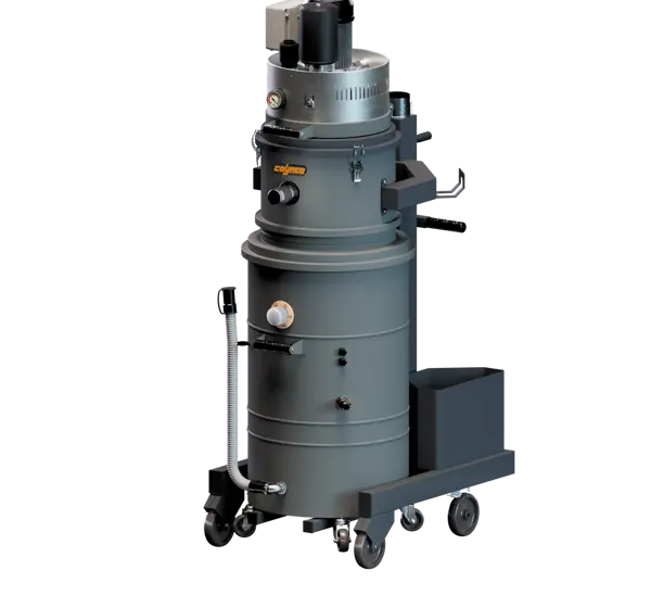 De OIL 200 T4 P: de industriële oliespanenzuiger op krachtstroom met 4kW turbinemotor 