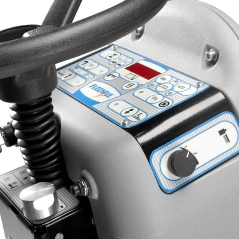 Bedieningspaneel van de Floorpul Coral 70S schrobmachine met intuïtieve bediening