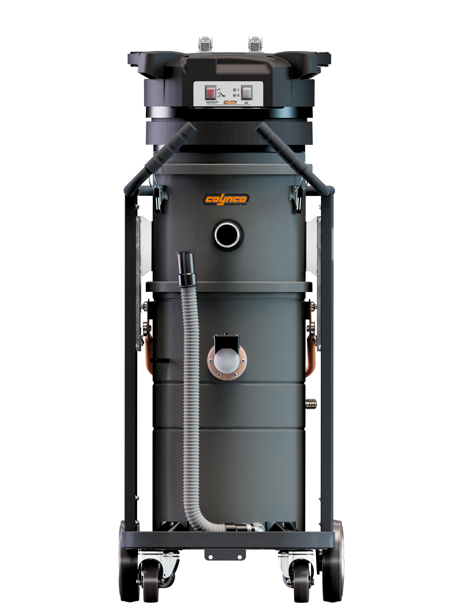 De OIL 80 2M P industriële olie en spaanderzuiger   