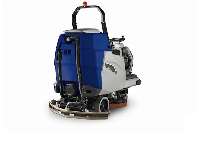 Een zit schrobmachine met enorm veel wendbaarheid en flexibiliteit