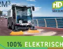 Dulevo Dzero2 100% elektrische straatveegmachine met 2m³ opvangcapaciteit aan de kust