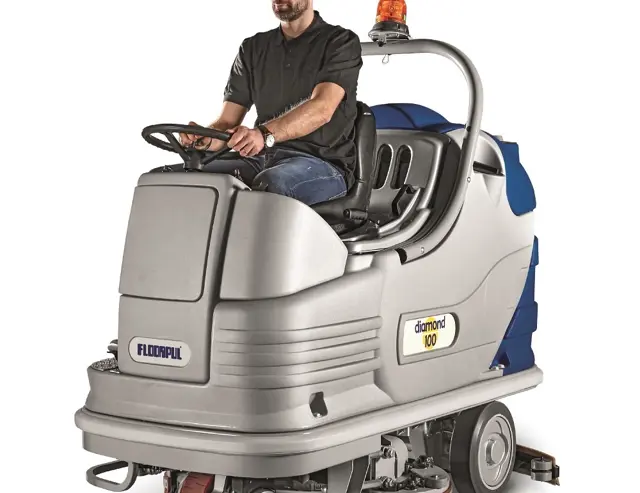 zit schrobmachine die krachtig  en wendbaar is. Dit is de Diamond 100