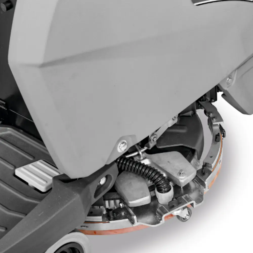 Borstelsysteem van de Floorpul Quartz 50 schrobmachine voor grondige reiniging