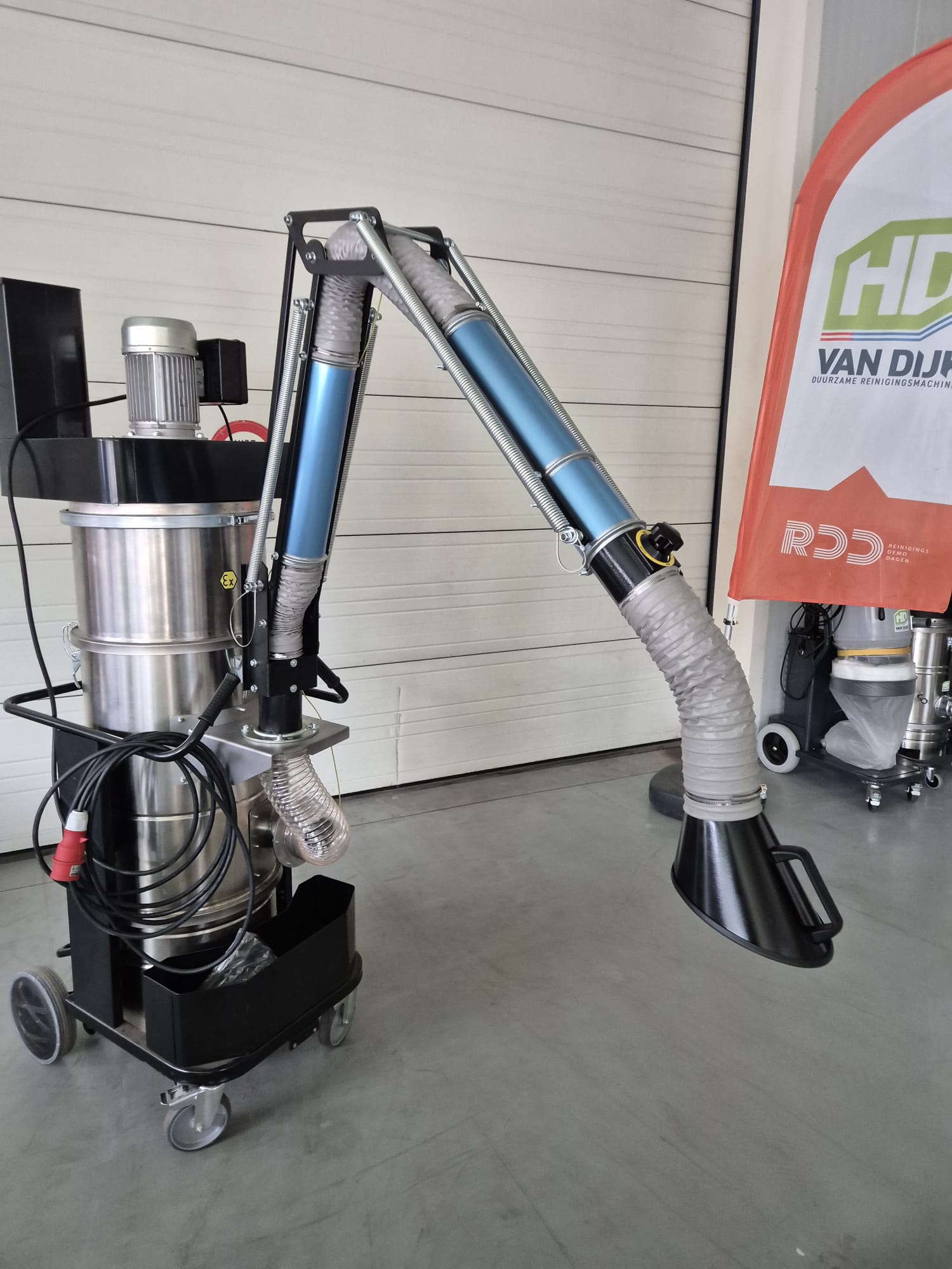 DTX 1500 inclusief afzuigarm 