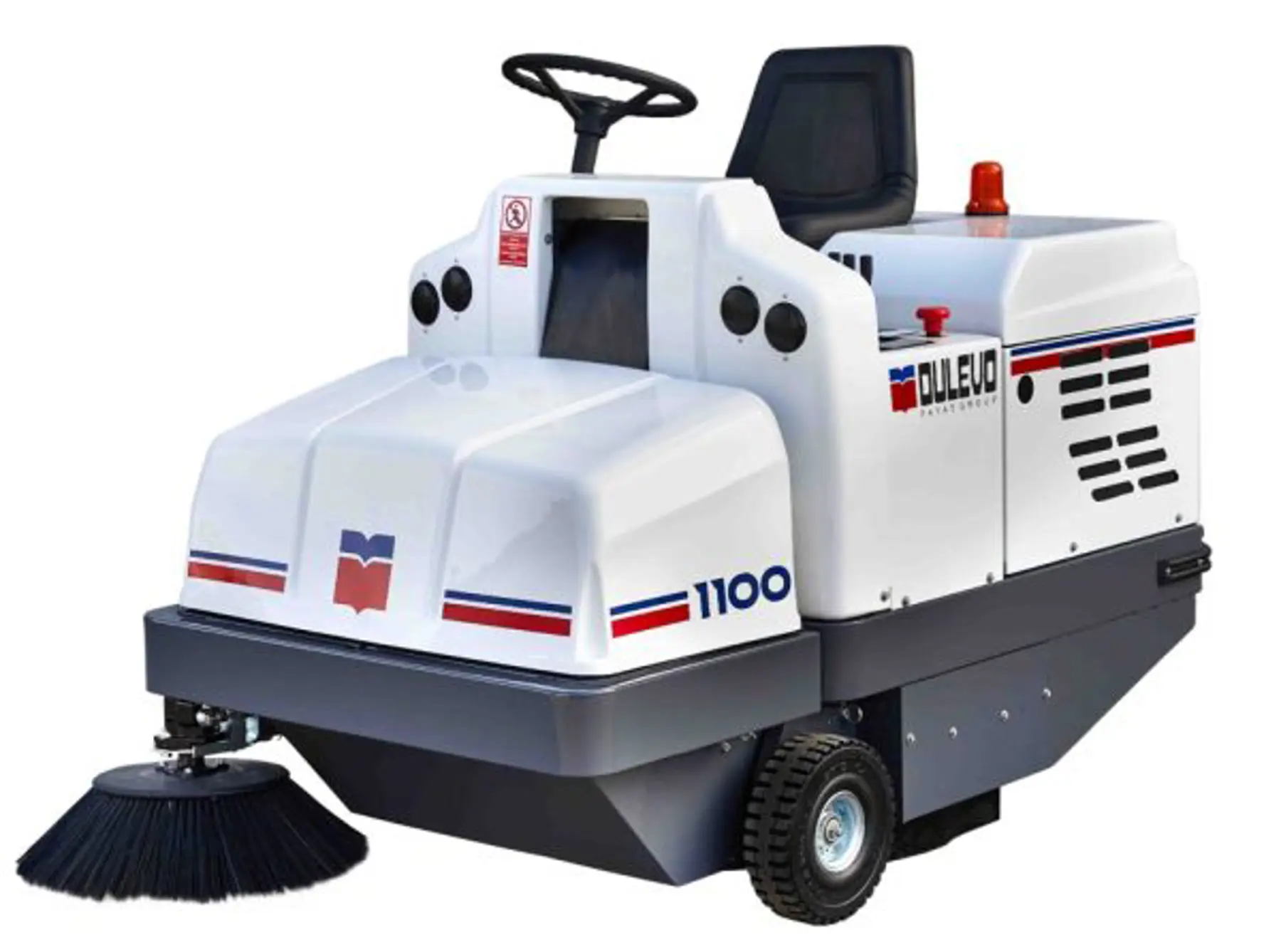 Verwijzing naar de veegmachine pagina op de website.