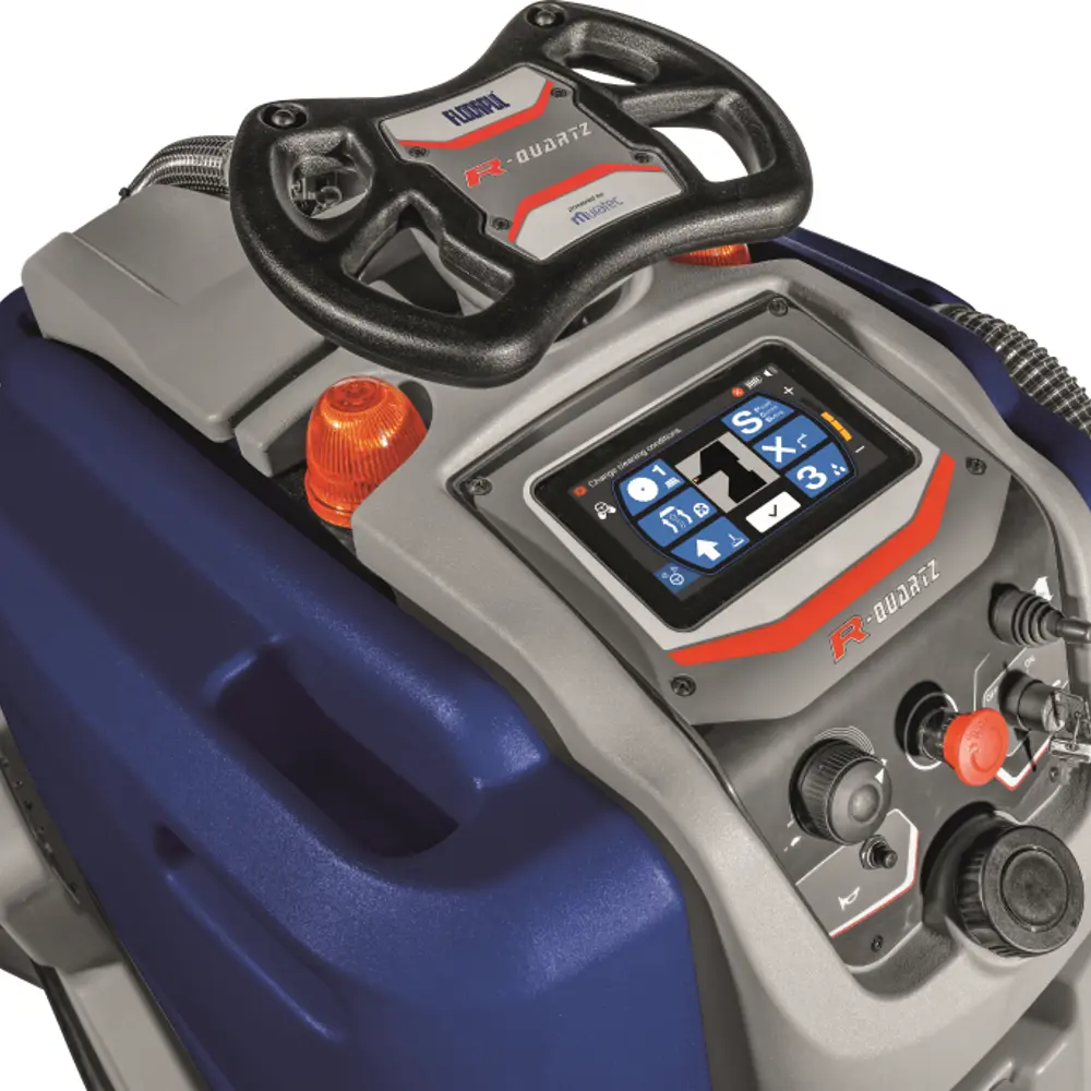 Bedieningspaneel van de Floorpul RQuartz schrobmachine met intuïtieve bediening