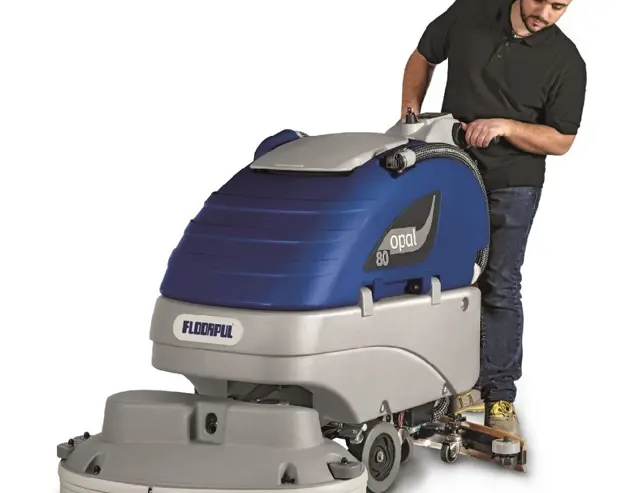 Compacte schrobmachine met veel kracht en lange werktijd, de Floorpul Opal 80