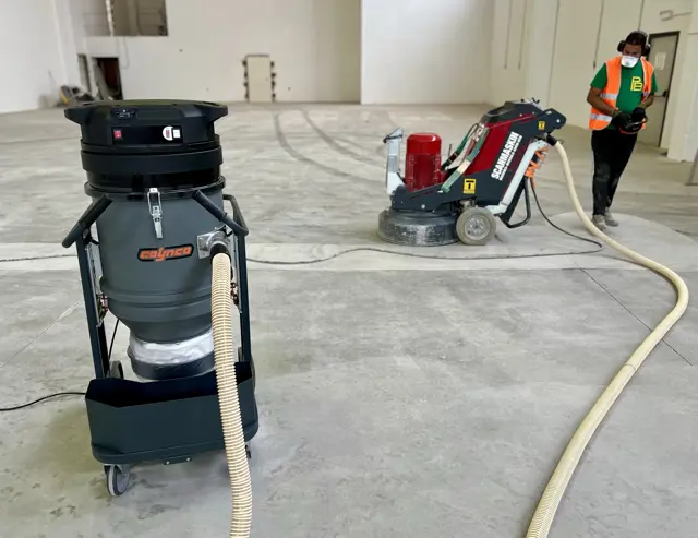 S-3M Bag iClean op een bouwlocatie