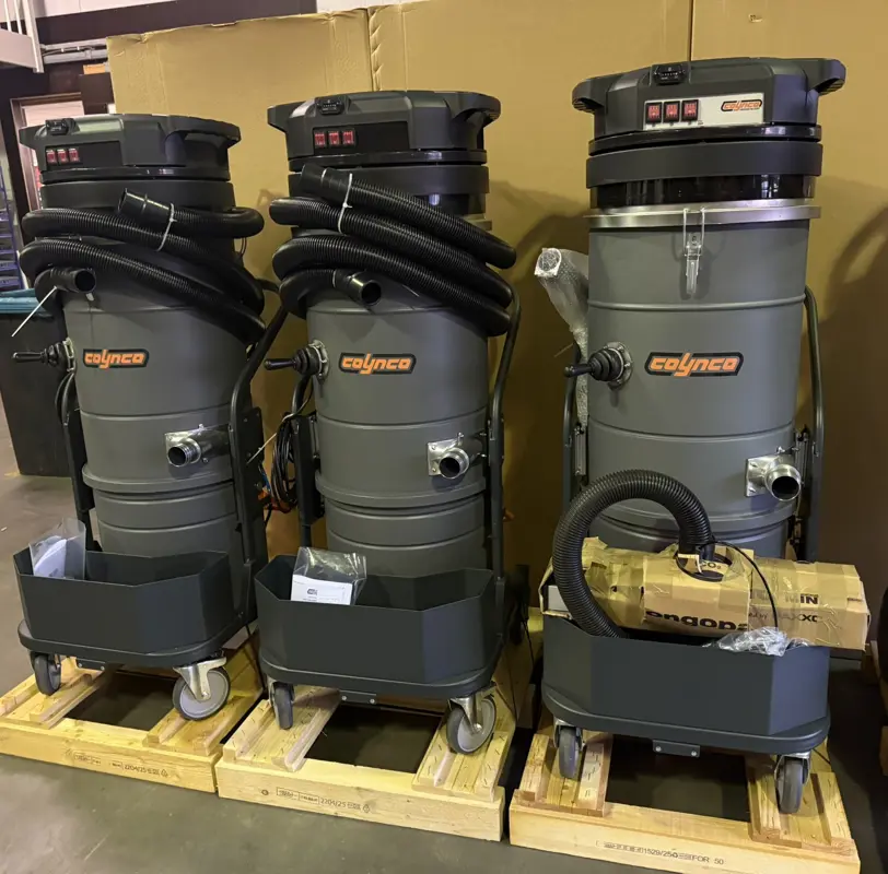 Industriéle fijnstof stofzuiger HD Coynco BM 375 nieuwe voorraad.