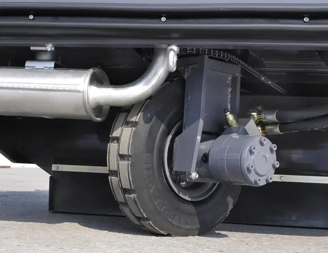 Hydraulisch aangedreven veegmachine Dulevo 1300