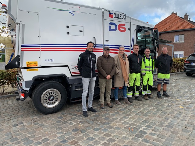 Veegwagen Dulevo D6 in de praktijk