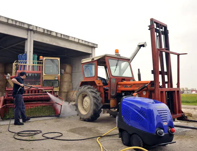Hogedrukreiniger voor de agrarier