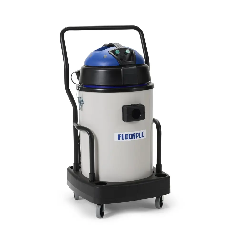 Floorpul KV73P waterstofzuiger 75 liter met duwbeugel en Floorpul logo