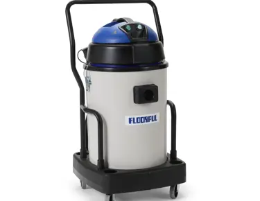 Floorpul KV73P waterstofzuiger 75 liter met duwbeugel en Floorpul logo