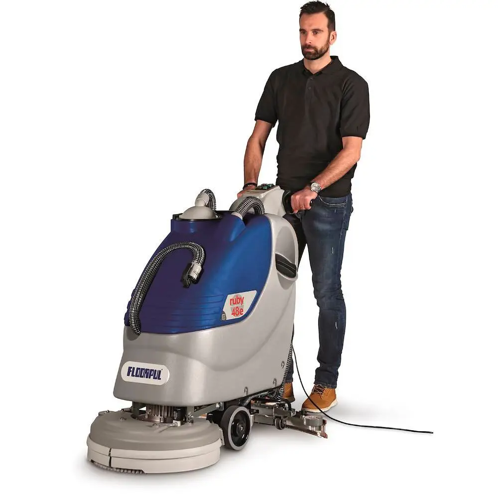 Floorpul Ruby 48E schrobmachine van HD van Dijk Reinigingstechniek