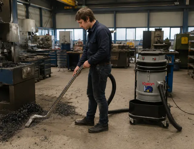 Industriele stofzuiger voor metaalbewerking