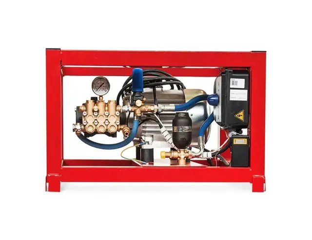 Een vaste wasplaats verdient een stationaire hogedrukreiniger robuust en betrouwbaar, de KS400