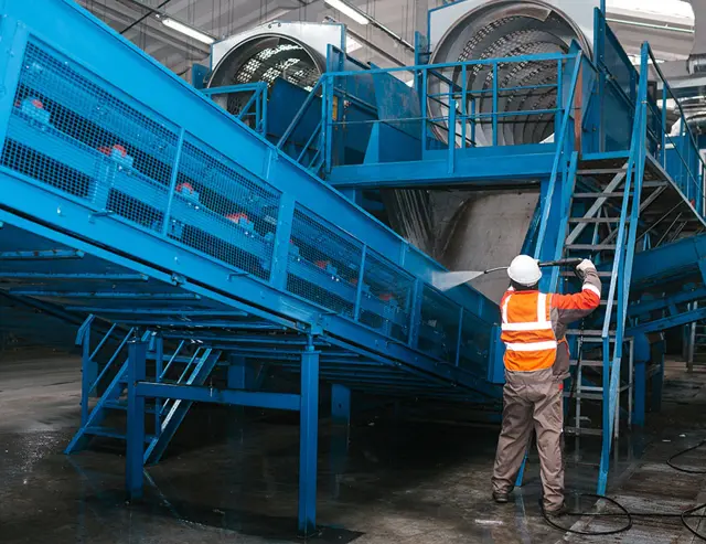 Hogedrukreiniger metaalindustrie