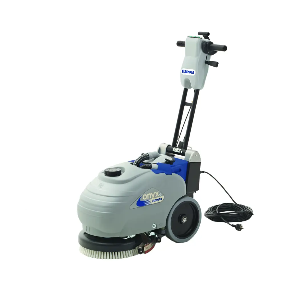 Floorpul Onyx 35E compacte achterloop-schrobmachine met netvoeding voor professionele vloerreinigning in Nederland