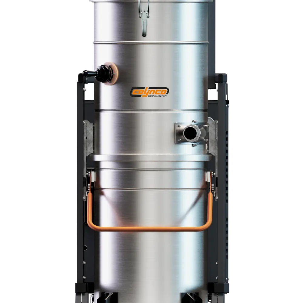 Coynco HDC B 155 Basic ATEX stofzuiger vooraanzicht met bovenafvoer