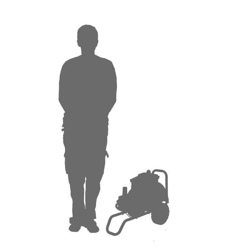 De professionele koudwater hogedrukreiniger 150 bar, de KM300