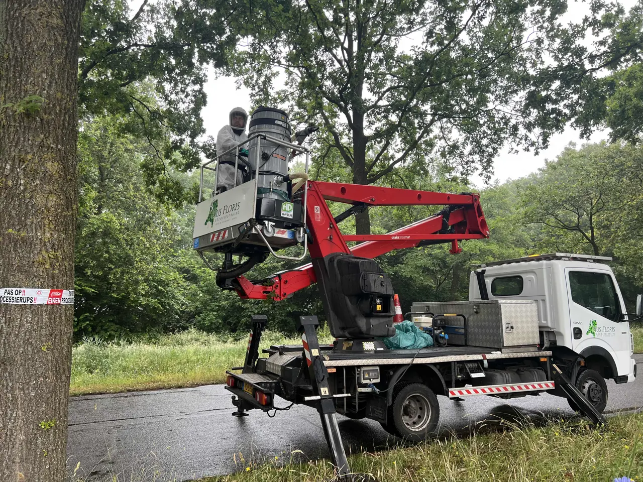 processierups stofzuiger