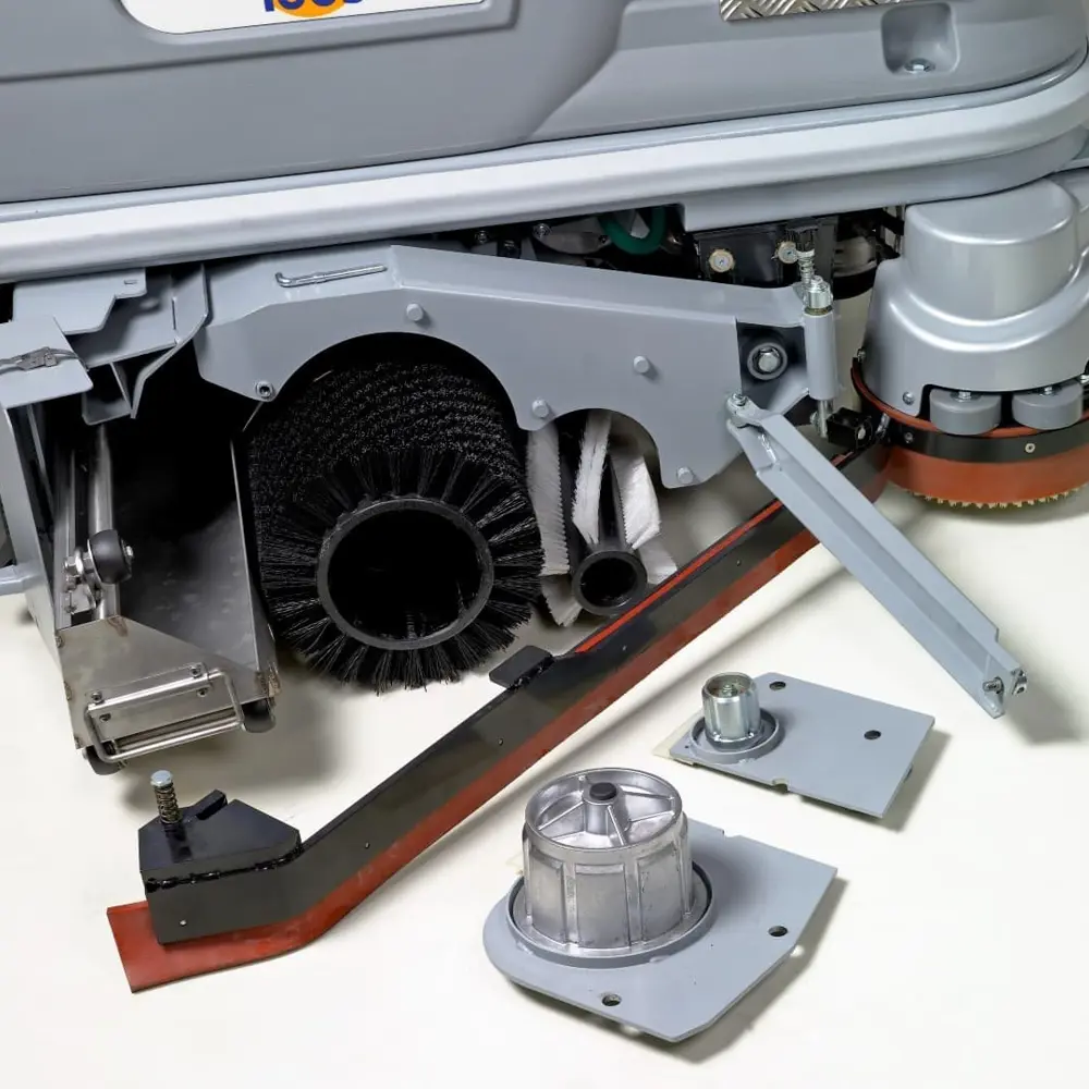 Borstelsysteem van de Floorpul Diamond 100S schrobmachine voor grondige reiniging