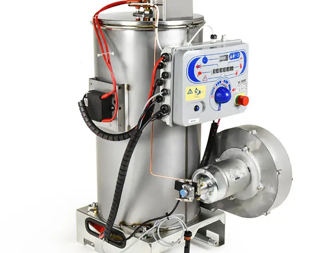 Een hogedrukreiniger die de temperatuur het langst op niveau houdt.