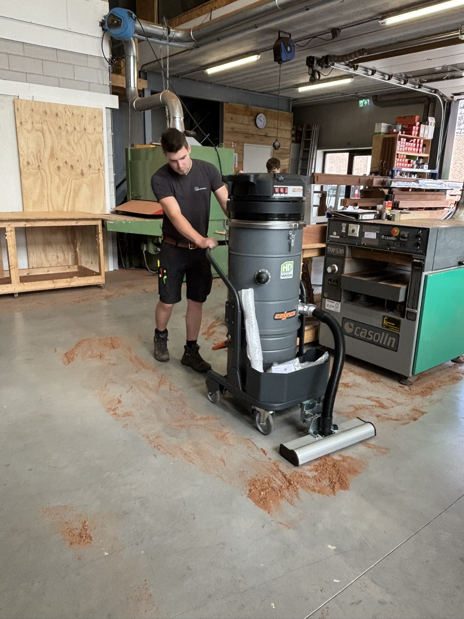 Foto BM 375 fijnstof stofzuiger houtindustrie