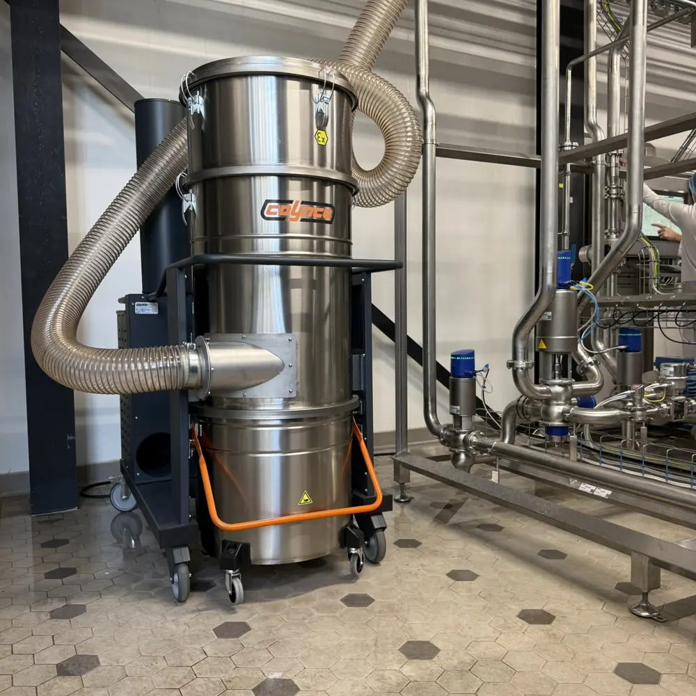 Coynco DTX2500 ICLEAN ATEX zone 2-22 industriële stofzuiger in schone productieruimte