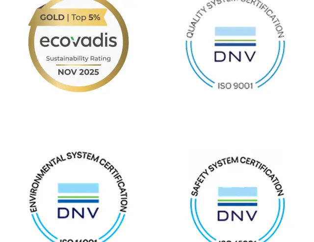 Dulevo ISO certificeringen