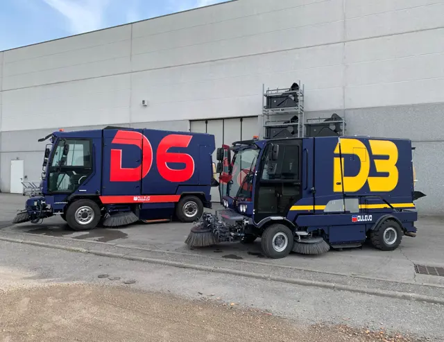 De snelste veegmachines in de markt.