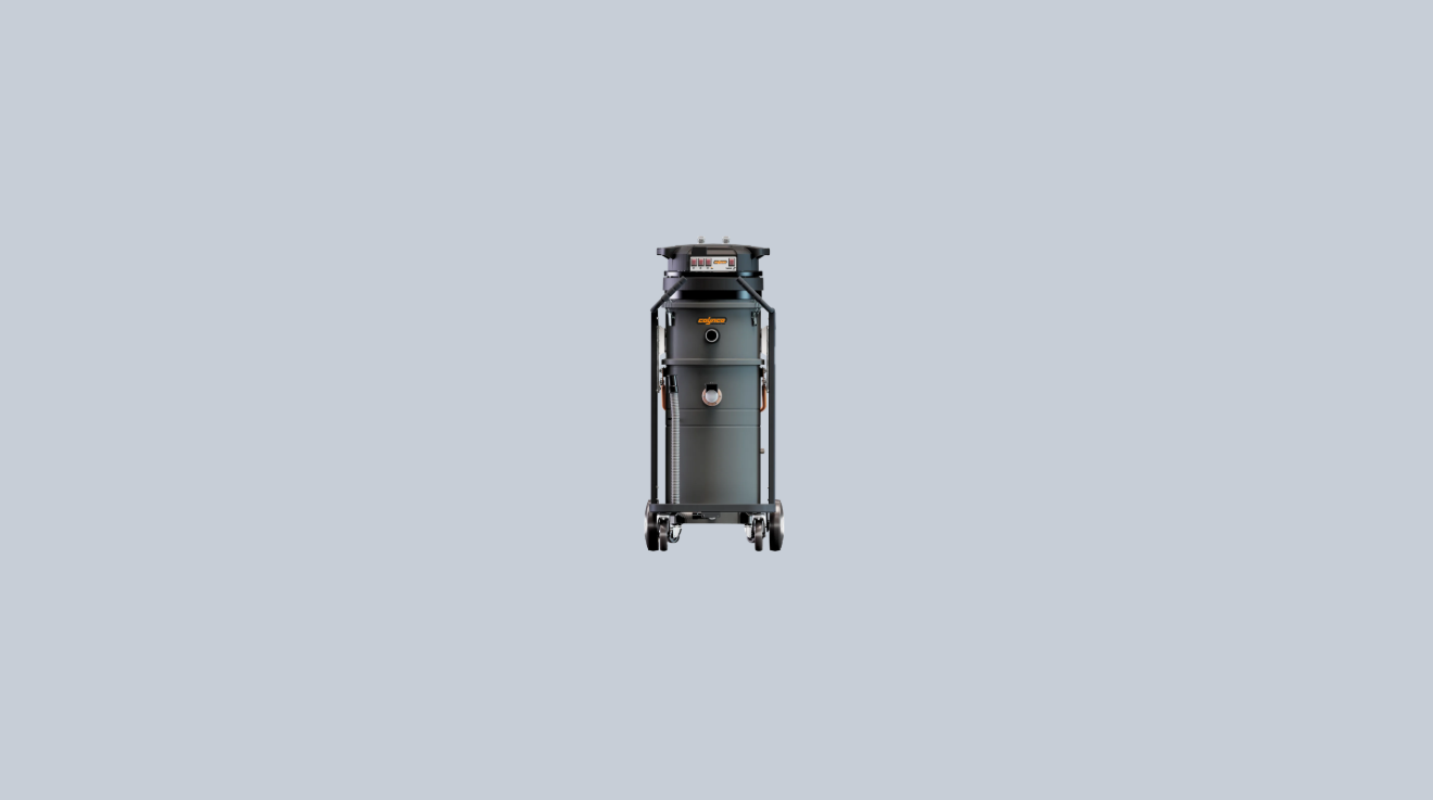 HD Coynco OIL 140 3M P - industriële olie en spaanderzuiger met doorvoerpomp en 3 motoren voor de zwaarste toepassingen.