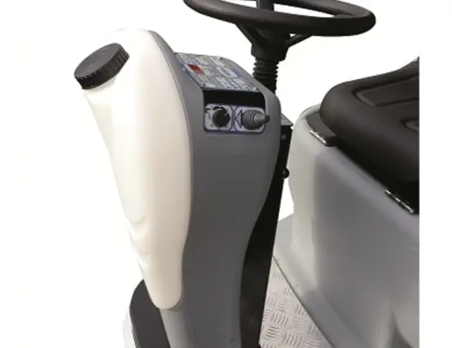 Een zit schrobmachine met enorm veel wendbaarheid en flexibiliteit